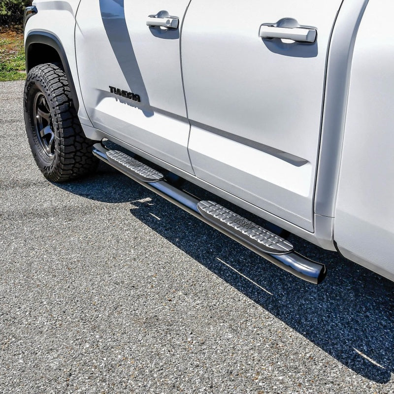 Westin 2022 Toyota Tundra Double Cab PRO TRAXX 4 Oval Nerf Step Bars - Black - GTR Auto
