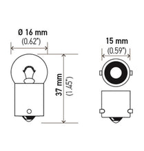 Load image into Gallery viewer, Hella Bulb 57 12V 3W BA9s G4.5 - GTR Auto