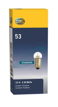 Load image into Gallery viewer, Hella Bulb 53 12V 2W 1CP BA9s G3.5 - GTR Auto