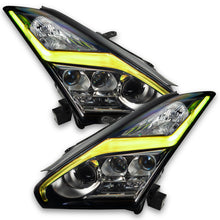 Load image into Gallery viewer, Oracle 1521 Nissan GTR RGB+W (Lightning Bolt) Headlight DRL Upgrade Kit ColorSHIFT 2