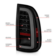 Load image into Gallery viewer, ANZO 00-06 Toyota Tundra (Std. Bed/Reg Cab) LED Taillights w/Light Bar Black Housing Smoke Lens - GTR Auto