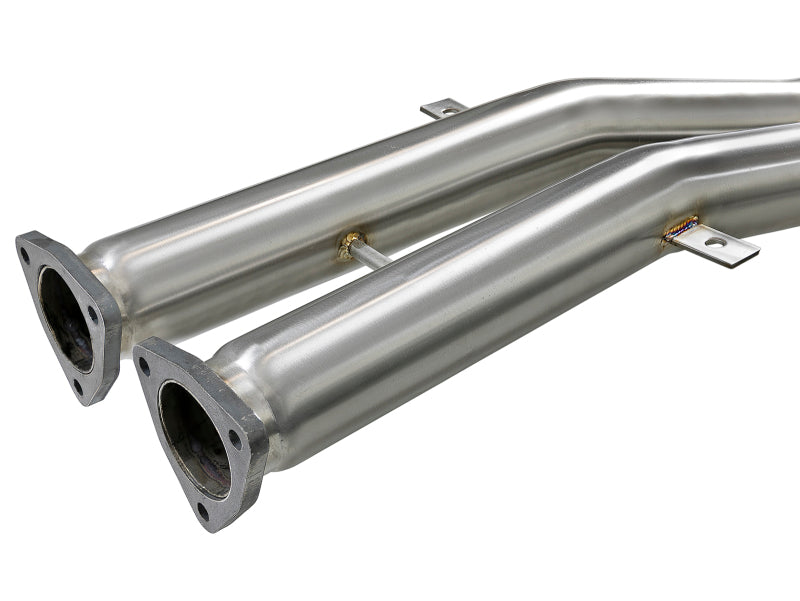 aFe MACH ForceXP 2.5 IN 304 Stainless Steel Cat-Back Exhaust System w/ Black Tips 01-06 BMW M3 (E46) - GTR Auto