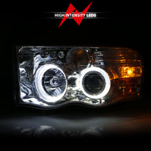 Load image into Gallery viewer, ANZO 2002-2005 Dodge Ram 1500 Projector Headlights w/ Halo Chrome Clear Amber - GTR Auto