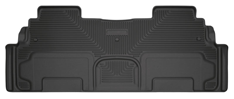 Husky Liners 09-14 Chevy Traverse/07-14 GMC Acadia Weatherbeater Black 2nd Seat Floor Liners - GTR Auto