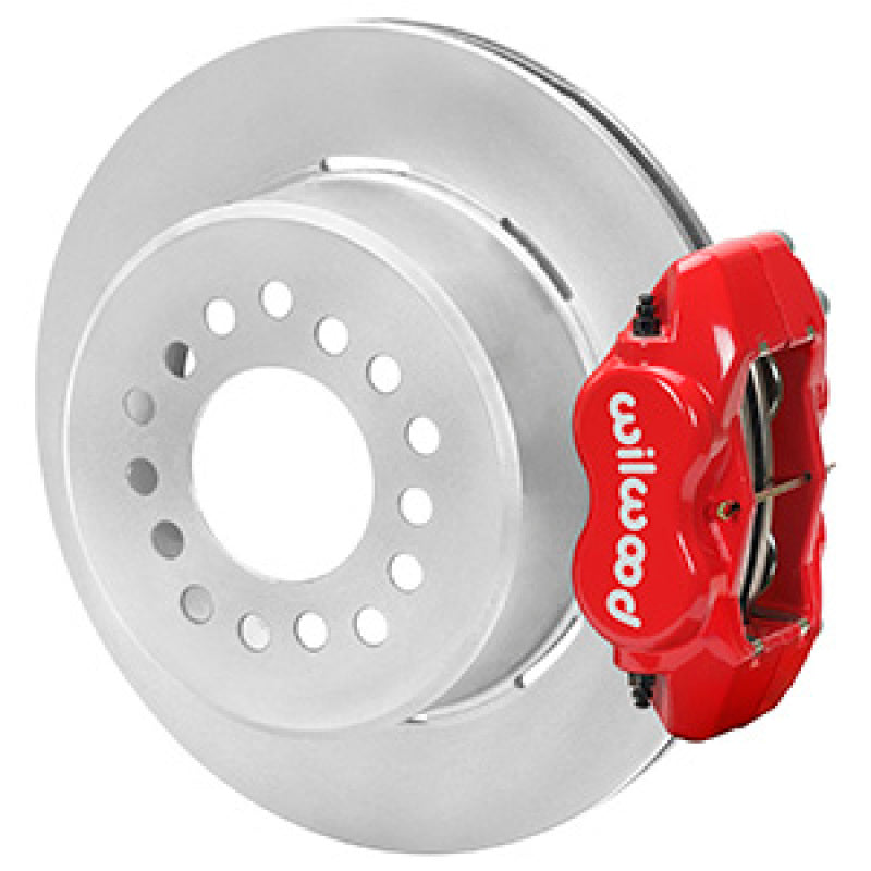 Wilwood Chevrolet 7-5/8in Rear Axle Dynalite Disc Brake Kit 12.19in Rotor -Red Caliper - GTR Auto