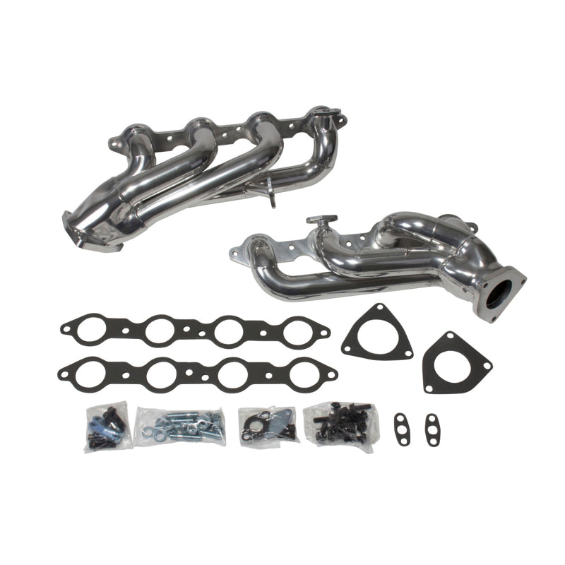 BBK 99-04 GM Truck SUV 4.8 5.3 Shorty Tuned Length Exhaust Headers - 1-3/4 Titanium Ceramic - GTR Auto