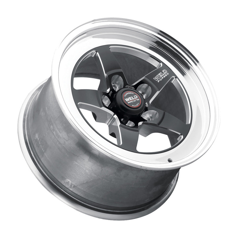 Weld S71 15x9.33 / 5x4.75 BP / 4.5in. BS Black Wheel (Low Pad) - Non-Beadlock - GTR Auto