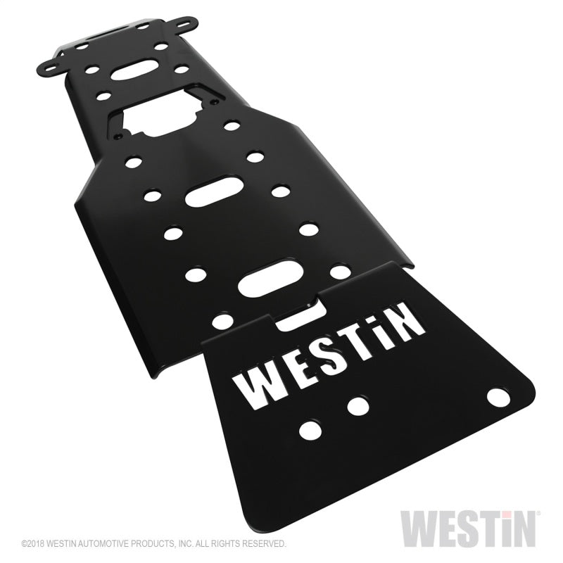 Westin/Snyper 07-11 Jeep Wrangler Transmission Pan Skid Plate - Textured Black - GTR Auto