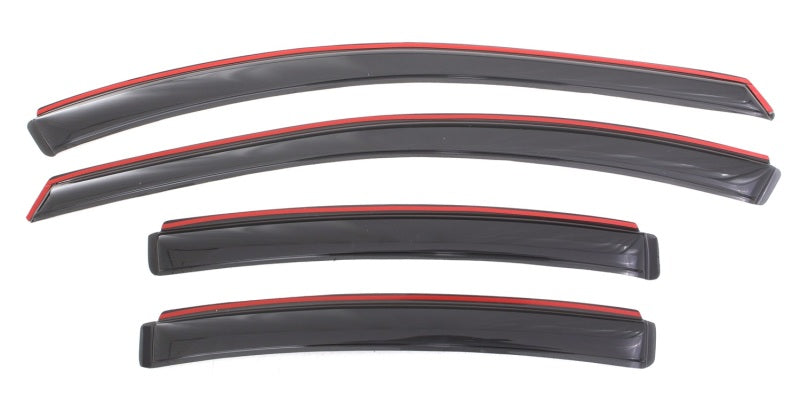 AVS 11-15 Chevy Cruze Ventvisor In-Channel Front & Rear Window Deflectors 4pc - Smoke - GTR Auto