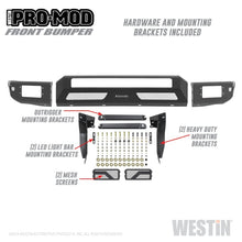 Load image into Gallery viewer, Westin 16-20 Toyota Tacoma Pro-Mod Front Bumper - Textured Black
