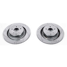 Load image into Gallery viewer, Power Stop 08-13 Infiniti G37 Rear Evolution Drilled &amp; Slotted Rotors - Pair