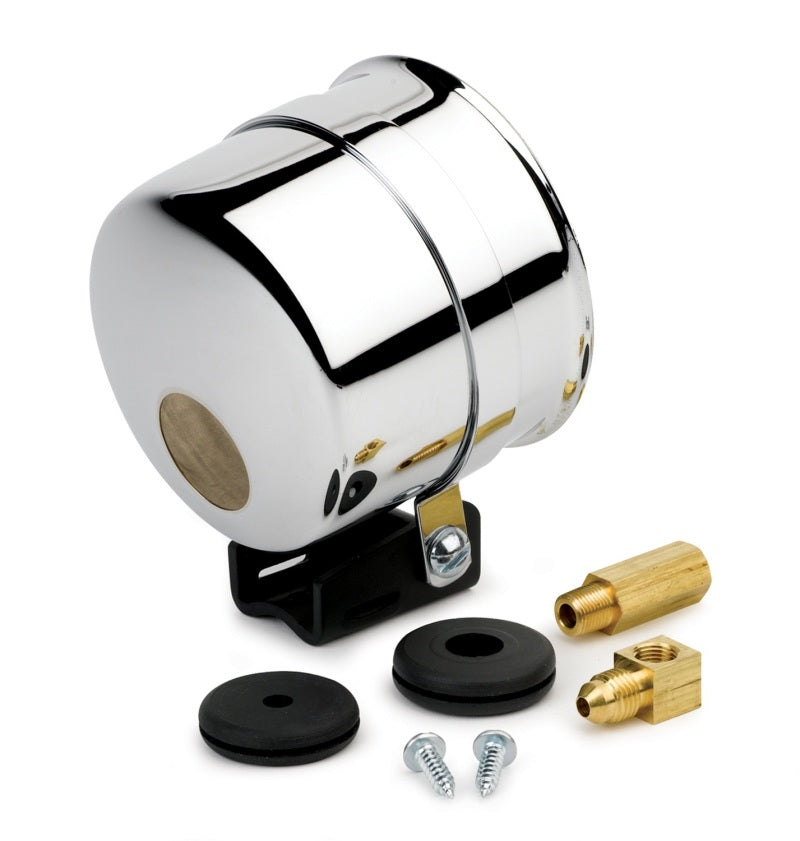 Autometer 3-3/8in Pedestal Mount w/ Chrome Cup - GTR Auto