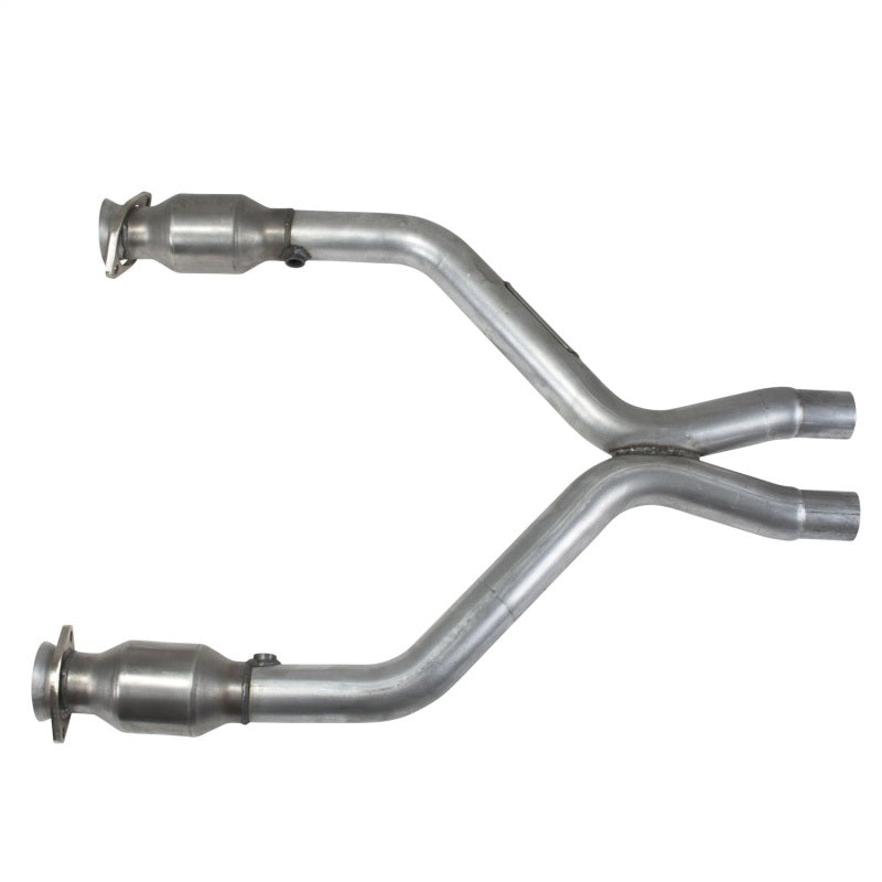 BBK 11-14 Mustang 3.7 V6 Short Mid X Pipe With Catalytic Converters 2-1/2 For BBK Long Tube Headers - GTR Auto