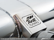 Load image into Gallery viewer, AWE Tuning Audi 8V A3 Touring Edition Exhaust - Dual Outlet Diamond Black 90 mm Tips - GTR Auto