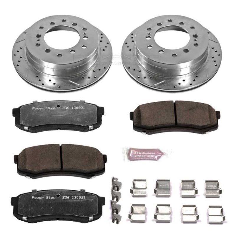 Power Stop 03-09 Lexus GX470 Rear Z36 Truck & Tow Brake Kit - GTR Auto