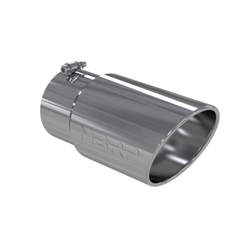 MBRP Universal Tip 6 O.D. Angled Rolled End 5 inlet 12 length - GTR Auto
