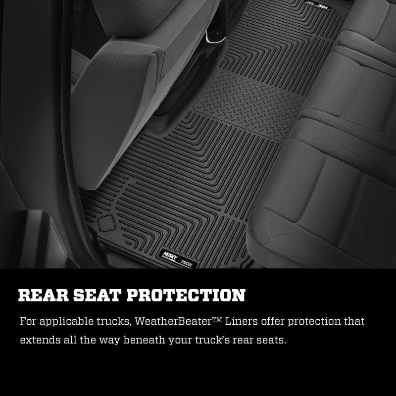 Husky Liners 2012 Dodge Ram 1500/2500/3500 Crew Cab WeatherBeater Combo Gray Floor Liners 99002