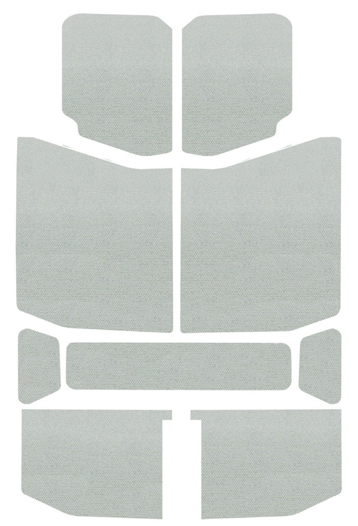 DEI 18-23 Jeep Wrangler JL 4-Door Boom Mat Headliner - 9 Piece - White - GTR Auto