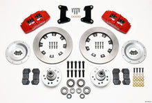 Load image into Gallery viewer, Wilwood Dynapro 6 Front Hub Kit 12.19in Red 74-80 Pinto/Mustang II Disc Spindle only - GTR Auto