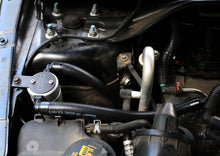 Load image into Gallery viewer, J&amp;L 10-18 Ford Taurus Sho EcoBoost V6 Passenger Side Oil Separator 3.0 - Clear Anodized - GTR Auto