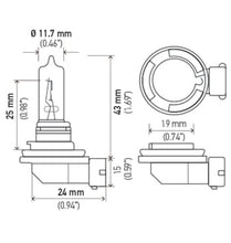 Load image into Gallery viewer, Hella Bulb H9 12V 65W PGJ19-5 T4 - GTR Auto