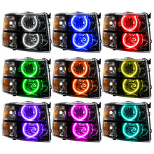Load image into Gallery viewer, Oracle 07-13 Chevy Silverado SMD HL - Blk - Round Style - ColorSHIFT w/ 2.0 Controller