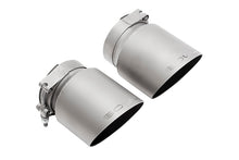 Load image into Gallery viewer, SOUL 17-19 Porsche 991.2 Carrera (w/ PSE) Bolt On Exhaust Tips - 4in Slash Cut Sig Satin Tips