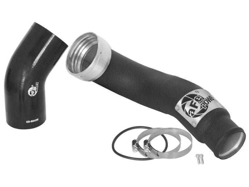 aFe BladeRunner 3in Black Intercooler Tube Cold Side w/ Couplings & Clamps 11-13 BMW 335i 3.0L (t) - GTR Auto