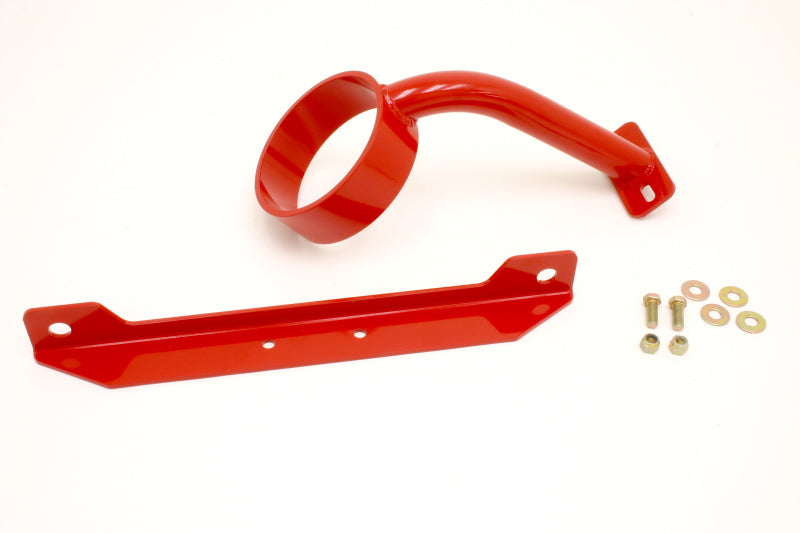 BMR 05-10 S197 Mustang Front Driveshaft Safety Loop - Red - GTR Auto