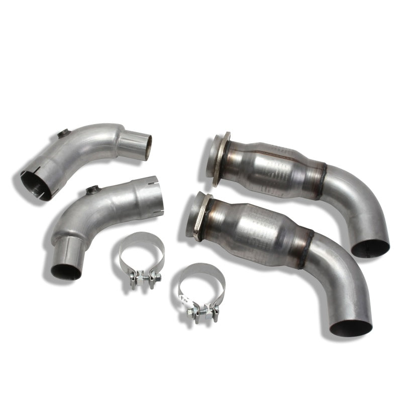 BBK 05-20 Dodge Challenger/Charger 6.1/6.2/6.4L Hemi 3in Catted High Flow Mid Pipe - GTR Auto