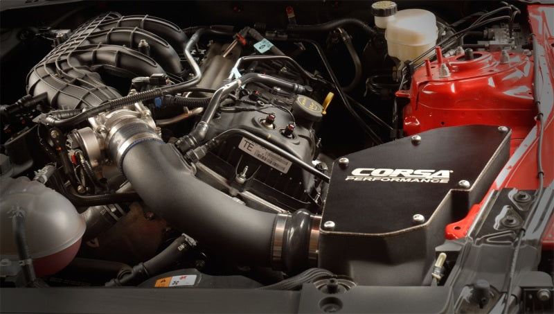 Corsa 2015-2017 Ford Mustang EcoBoost 3.7L V6 Cold Air Intake with MaxFlow 5 Oiled Filter - GTR Auto