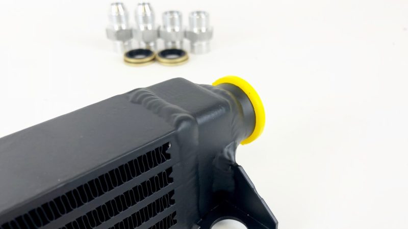 CSF 82-94 BMW 3 Series (E30) High Performance Oil Cooler w/-10AN Male & OEM Fittings - GTR Auto