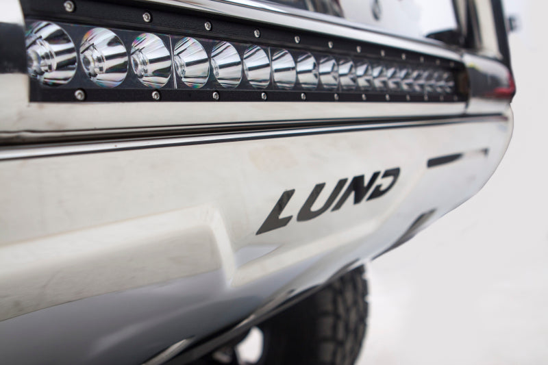 Lund 10-17 Dodge Ram 2500 Bull Bar w/Light & Wiring - Polished - GTR Auto
