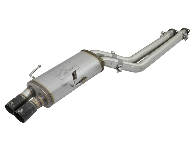 aFe MACHForce XP Exhausts 2.5in SS Cat-Back w/ Black Tips 96-99 BMW M3 L6 3.2L - GTR Auto