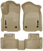 Load image into Gallery viewer, Husky Liners 16-22 Dodge Durango Weatherbeater Tan Front &amp; 2nd Seat Floor Liners - GTR Auto