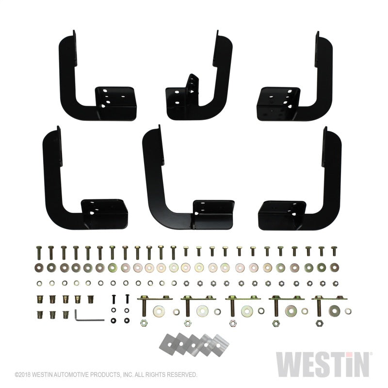 Westin 2009-2018 Dodge/Ram 1500 Quad/Crew Cab Running Board Mount Kit - Black - GTR Auto