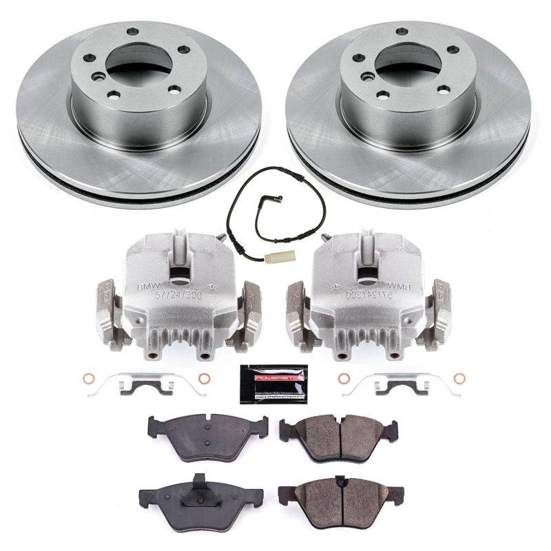 Power Stop 08-10 BMW 128i Front Autospecialty Brake Kit w/Calipers - GTR Auto