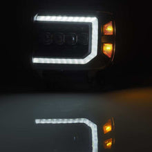 Load image into Gallery viewer, AlphaRex 14-18 GMC Sierra NOVA LED Proj Headlights Plank Style Black w/Activ Light/Seq Signal/DRL - GTR Auto