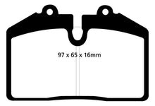 Load image into Gallery viewer, EBC 92-93 Porsche 911 (964) 3.6 Carrera RS America Redstuff Front Brake Pads