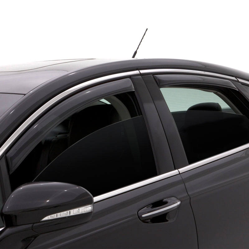 AVS 16-18 Chevy Cruze Ventvisor In-Channel Front & Rear Window Deflectors 4pc - Smoke - GTR Auto