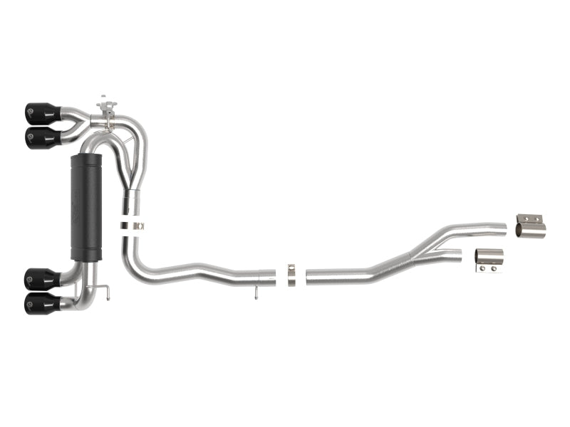 aFe MACHForce XP Exhausts Cat-Back SS 19-21 BMW M2 Competition L6-3.0L w/Black Tips - GTR Auto