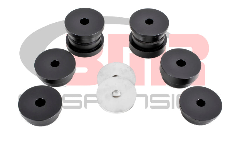 BMR 15-17 S550 Mustang Rear Cradle Bushing Kit (Delrin) - Black - GTR Auto
