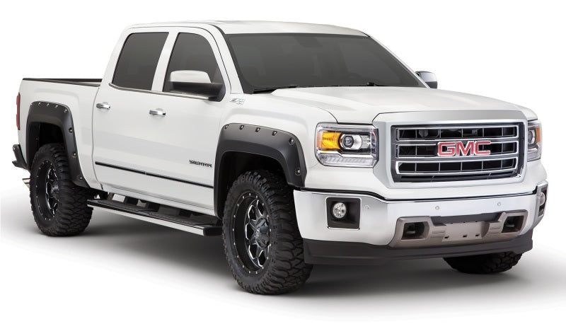 Bushwacker 16-18 GMC Sierra 1500 Pocket Style Flares 4pc - Black - GTR Auto