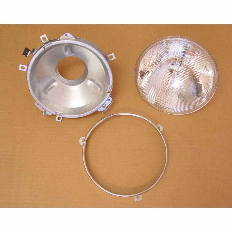 Omix Headlight Assembly With Bulb 72-86 Jeep CJ Models - GTR Auto