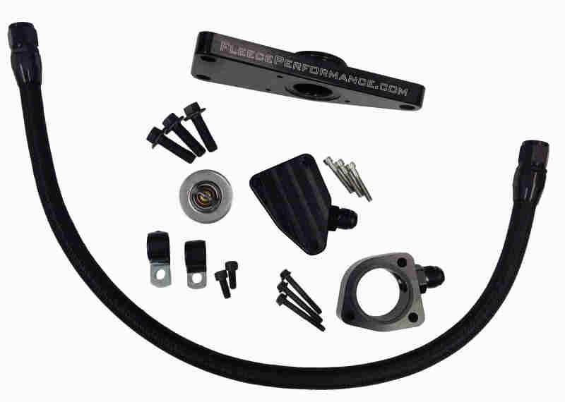 Fleece Performance 03-07 Dodge 5.9L / 04.5-12 6.7L Cummins Coolant Bypass Kit (03-07 Manual Trans) - GTR Auto
