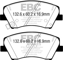 Load image into Gallery viewer, EBC 2017+ Hyundai Elantra 1.4L Turbo Yellowstuff Front Brake Pads