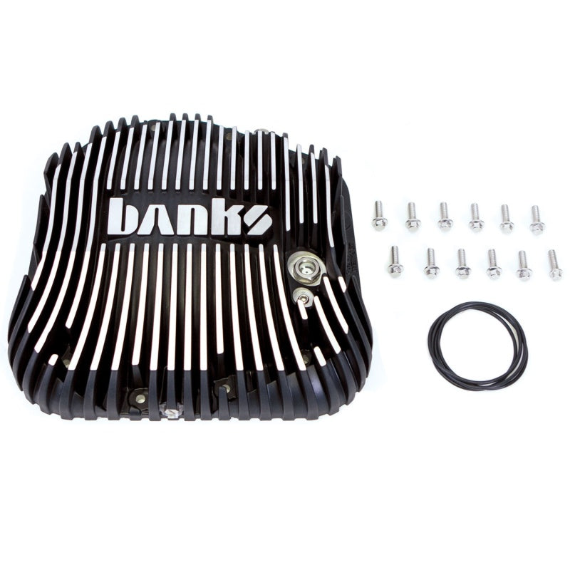 Banks Power 85-19 Ford F250/ F350 10.25in 12 Bolt Black Milled Differential Cover Kit - GTR Auto