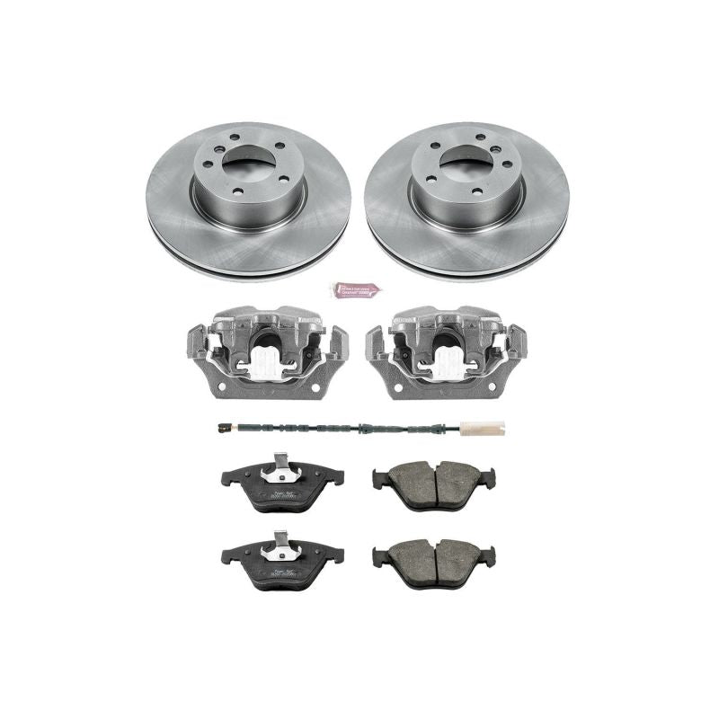 Power Stop 11-12 BMW 328i xDrive Front Autospecialty Brake Kit w/Calipers KCOE6073