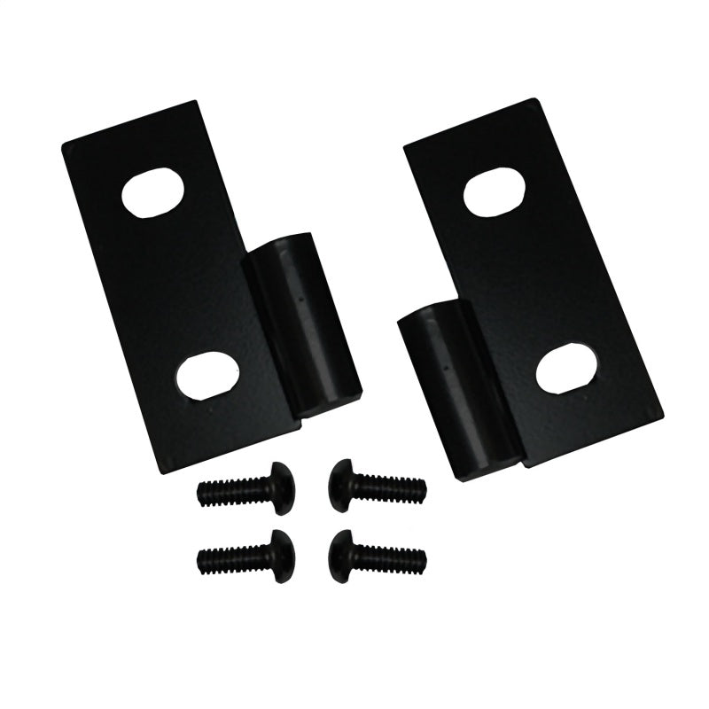Rugged Ridge 76-06 Jeep CJ / Jeep Wrangler Black Lower Door Hinge Brackets - GTR Auto