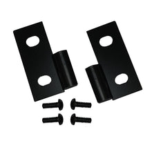 Load image into Gallery viewer, Rugged Ridge 76-06 Jeep CJ / Jeep Wrangler Black Lower Door Hinge Brackets - GTR Auto